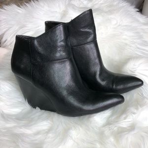 Nine West wedge booties